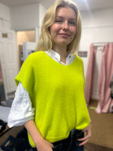 Load image into Gallery viewer, Lucia Alpaca Tank Chartreuse
