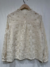 Load image into Gallery viewer, Bertran Floral Lace Blouse Cream
