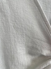 Load image into Gallery viewer, Teabag Washed Linen Tie Front Top White
