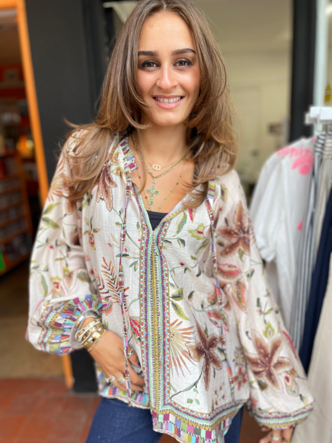 Mila Blouse Cream