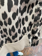 Load image into Gallery viewer, Leopard Satin Bomber Beige
