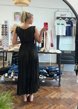 Load image into Gallery viewer, Victoria Lurex Maxi Dress Black
