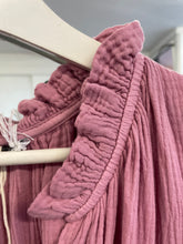 Load image into Gallery viewer, Cleo Cheesecloth Dress Rose Pink
