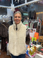 Load image into Gallery viewer, Loxy Faux Mink Fur Gilet - Beige
