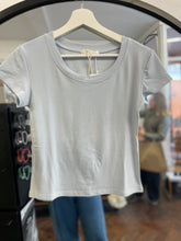 Load image into Gallery viewer, Billie Cap Sleeve T-Shirt Pale Blue
