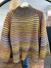 Load image into Gallery viewer, Briar Textured Stripe Jumper Mocha/Multi

