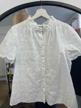 Load image into Gallery viewer, Isidore Embroidered Blouse White
