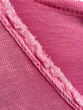Load image into Gallery viewer, Washed V Neck T-Shirt Pink
