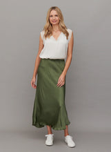 Load image into Gallery viewer, Sable Slinky Skirt Khaki
