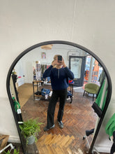 Load image into Gallery viewer, Soft Button Collar Jumper Navy
