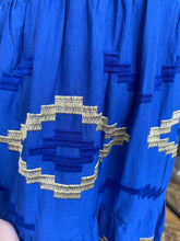 Load image into Gallery viewer, Cindy Embroidered Maxi Dress Cobalt
