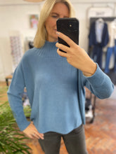 Load image into Gallery viewer, Tammy Ribbed Turtle Neck Jumper Airforce
