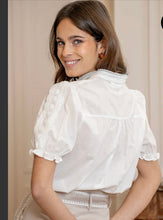 Load image into Gallery viewer, Katrina Broderie Blouse Off White
