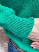 Load image into Gallery viewer, Soft Button Collar Jumper Mid Green
