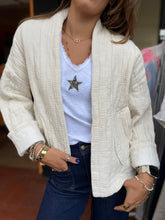 Load image into Gallery viewer, Cara Cotton Jacket Cream
