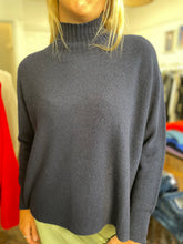 Load image into Gallery viewer, Tammy Ribbed Turtle Neck Jumper Navy
