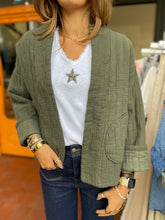 Load image into Gallery viewer, Cara Cotton Jacket Khaki
