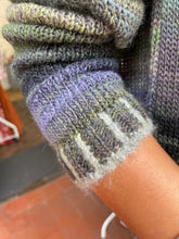 Load image into Gallery viewer, Blanca Striped Cardigan Moss
