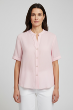 Load image into Gallery viewer, Teabag Button Front Blouse Pink
