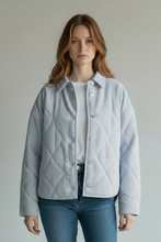 Load image into Gallery viewer, Pinstriped Quilted Jacket
