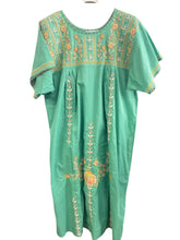 Load image into Gallery viewer, Mira Kaftan Dress Jade
