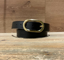 Load image into Gallery viewer, Leah Leather Belt Black
