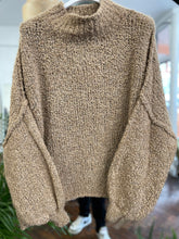 Load image into Gallery viewer, Teddy Slouchy Knit Camel
