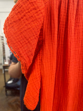 Load image into Gallery viewer, Suri Cheesecloth Insert Dress Orange
