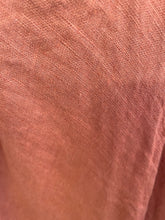 Load image into Gallery viewer, Nola Bias Cut Pure Linen V Dress Rust
