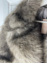Load image into Gallery viewer, Fur Faux Mink Jacket Taupe
