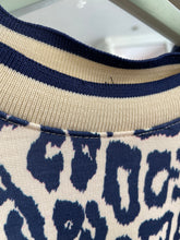 Load image into Gallery viewer, Bolt Leopard Sweat Navy
