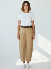 Load image into Gallery viewer, Bea Cotton Barrel Leg Camel
