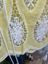 Load image into Gallery viewer, Teardrop Cutwork Top Lemon/White
