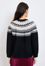 Load image into Gallery viewer, Freya Fair Isle Jumper Black
