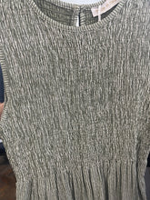 Load image into Gallery viewer, Luna Striped Shirred Dress Khaki
