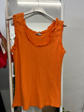Load image into Gallery viewer, Kate Frill Ribbed Vest Orange
