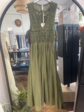 Load image into Gallery viewer, Samara Crochet Dress Khaki
