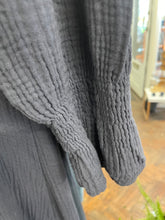 Load image into Gallery viewer, Cleo Cheesecloth Dress Navy
