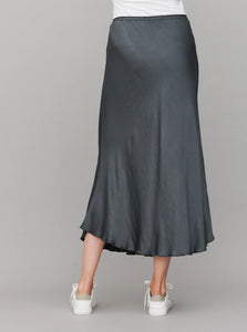 Sable Slinky Skirt Grey