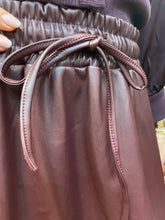 Load image into Gallery viewer, Pippa Faux Leather Skirt Wine
