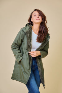 Sol Parka Raincoat Khaki