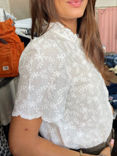 Load image into Gallery viewer, Isidore Embroidered Blouse White
