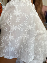 Load image into Gallery viewer, Isidore Embroidered Blouse White
