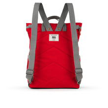 Load image into Gallery viewer, Roka Canfield B Cranberry Recycled Nylon Small Backpack
