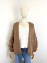 Load image into Gallery viewer, Bernadette Oversized Mohair Cardigan Camel
