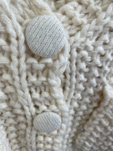 Load image into Gallery viewer, Cora Chunky Knit Cardigan Cream
