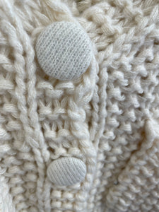 Cora Chunky Knit Cardigan Cream