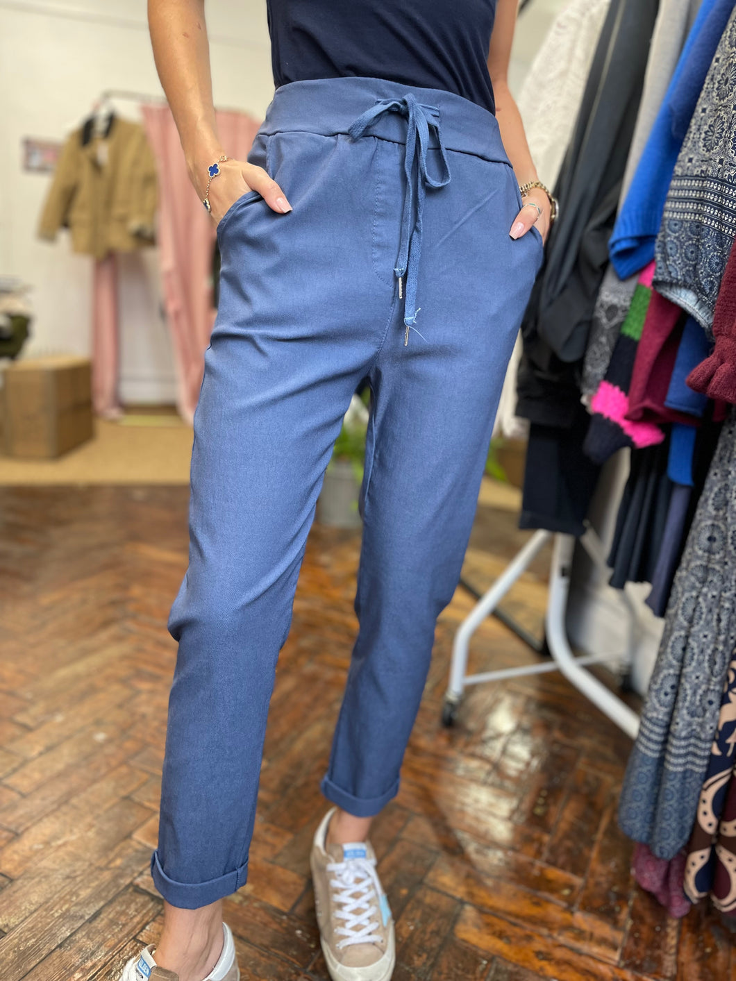 Magic Stretch Trousers Airforce