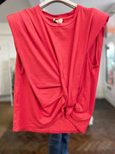 Load image into Gallery viewer, Twist Front T-Shirt Strawberry
