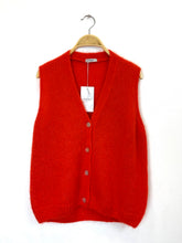 Load image into Gallery viewer, Mae Mohair Button Tank Orange
